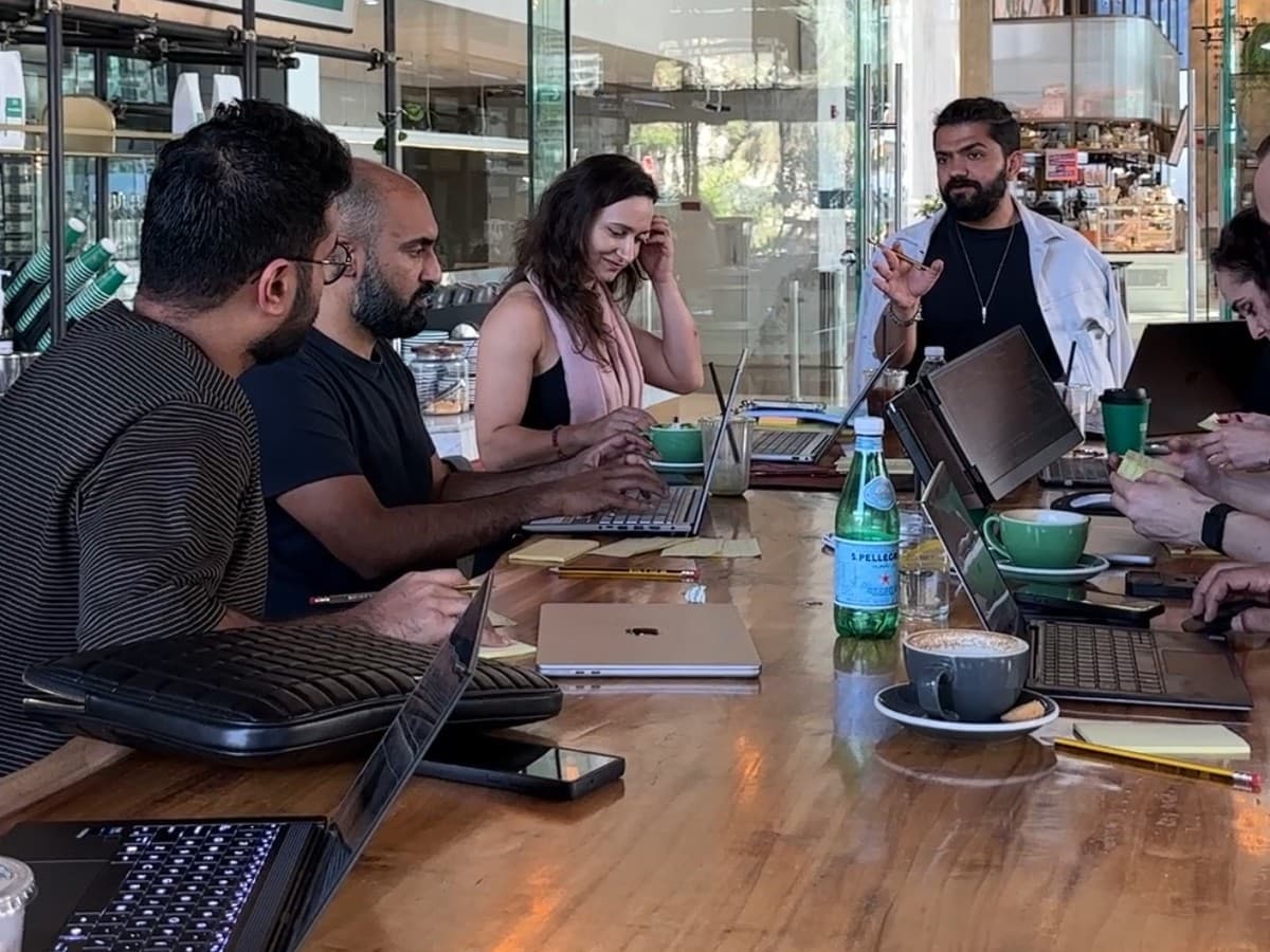 The AI 101 workshop room in Dubai